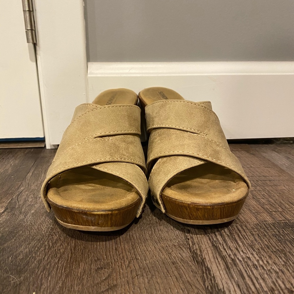 Lightly worn heels/sandals